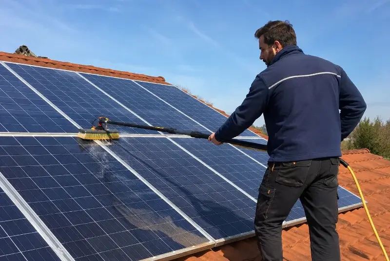 Nettoyage et entretien de panneaux solaires à Chanteloup-les-Bois
